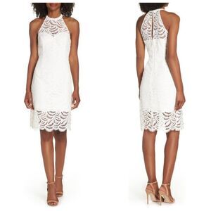 LILLY PULITZER Kenna Scalloped Fan Lace Dress